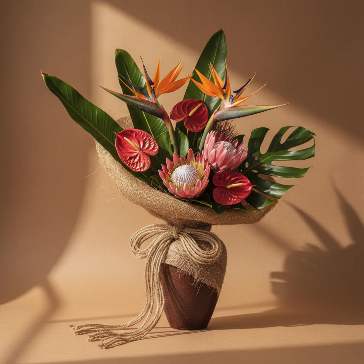 Modern Tropical Bouquet — Austin bouquet delivery ($120 - $190)
