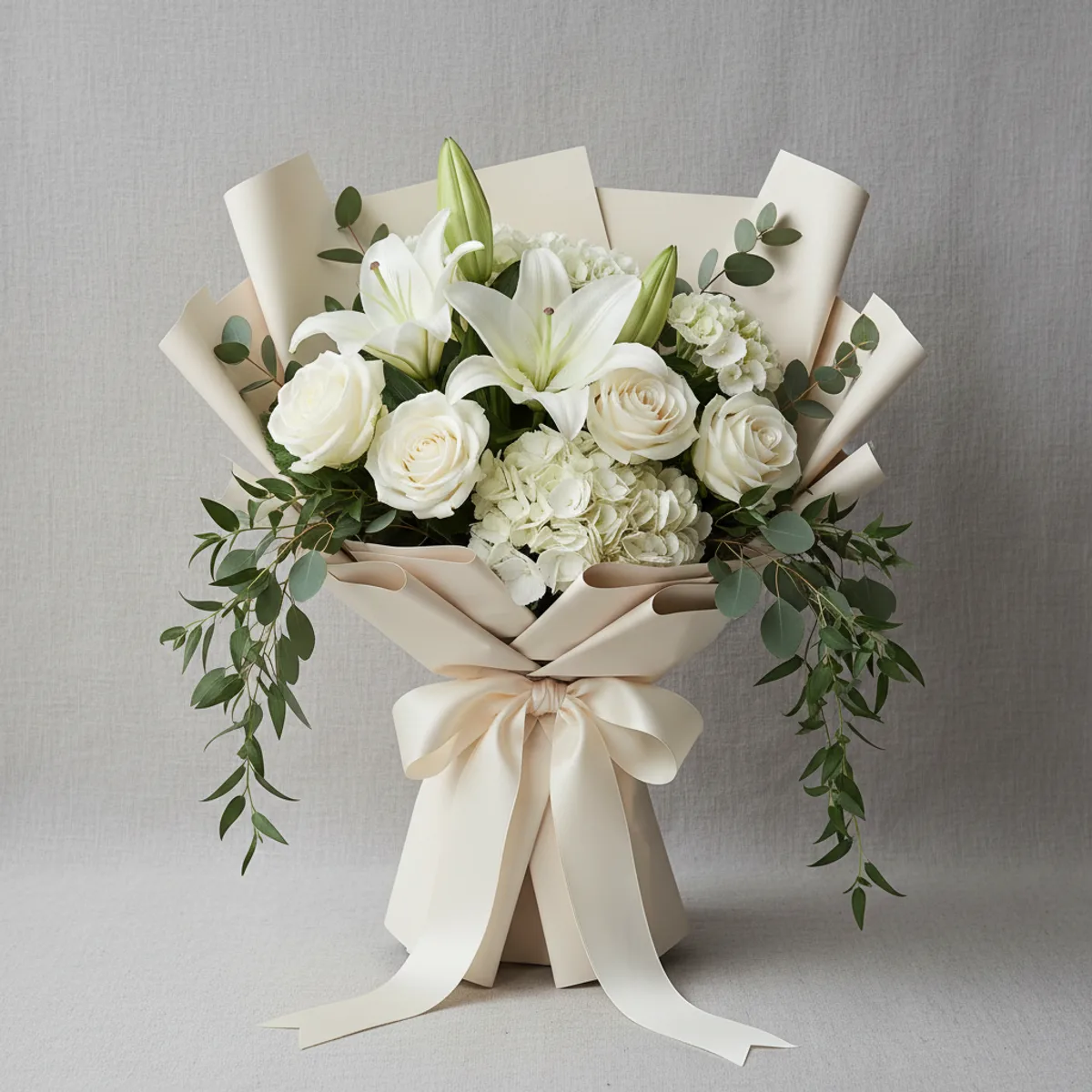 Sympathy White Bouquet — Austin bouquet